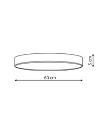 Light Prestige потолочный LED светильник Rapido L цена и информация | Потолочные светильники | pigu.lt