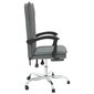 Atlošiama biuro kėdė, tamsiai pilka цена и информация | Biuro kėdės | pigu.lt