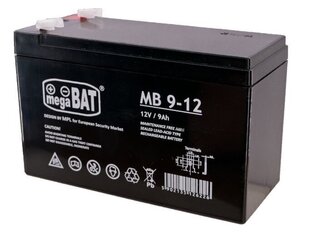 Mpl power elektro akumuliatorius Megabat 12V 9Ah F1(187) AGM, 3-5 metai kaina ir informacija | Elementai | pigu.lt