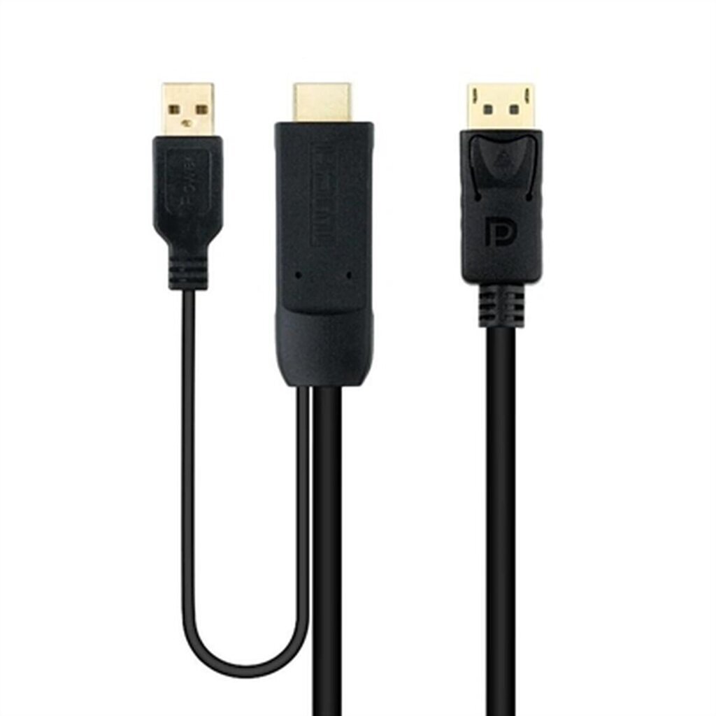 Nanocable DisplayPort/HDMI, 1.8 m цена и информация | Kabeliai ir laidai | pigu.lt