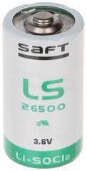 Saft ličio baterija BAT-LS26500, 3.6 V kaina ir informacija | Elementai | pigu.lt