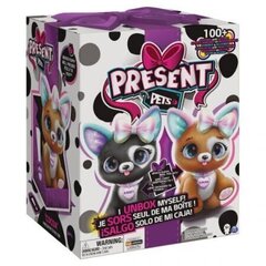 Интерактивный щенок Spin Master Present Pets Glitter цена и информация | Мягкие игрушки | pigu.lt