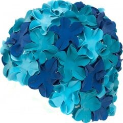 Aqua-Speed Bloom латексная шапочка для плавания синяя цена и информация | Шапочки для плавания | pigu.lt