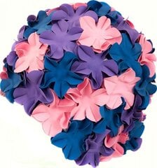 Aqua-Speed Bloom латексная шапочка для плавания синяя/розовая/фиолетовая цена и информация | Шапочки для плавания | pigu.lt