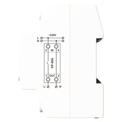 Įtampos relė DigiTOP VP-50G3W kaina ir informacija | Elektros jungikliai, rozetės | pigu.lt