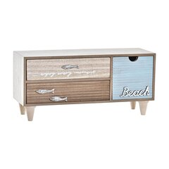 Dekoratyvinė figūrėlė DKD Home Decor Balta Auksinis Pelėda 9 x 9 x 17 cm kaina ir informacija | Komodos | pigu.lt