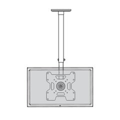 Techly ICA-CPLB 906 23-37” цена и информация | Кронштейны и крепления для телевизоров | pigu.lt