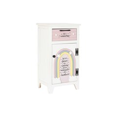 Ночной столик DKD Home Decor Детский Серый Розовый Белый Жёлтый (40 x 29 x 73,5 cm) цена и информация | Прикроватные тумбочки | pigu.lt