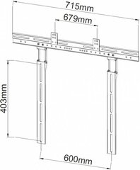 Soundbari kinnitus TECHLY 020683 цена и информация | Кронштейны и крепления для телевизоров | pigu.lt