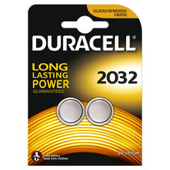 Elementai Duracell 2032 2 vnt. kaina ir informacija | Elementai | pigu.lt