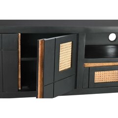 Шкафчик под ТВ DKD Home Decor, 145,5 x 40,5 x 60 см, черный цена и информация | Тумбы под телевизор | pigu.lt