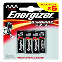 Baterijos Energizer E300132500 LR03 AAA, 6 vnt. kaina ir informacija | Elementai | pigu.lt