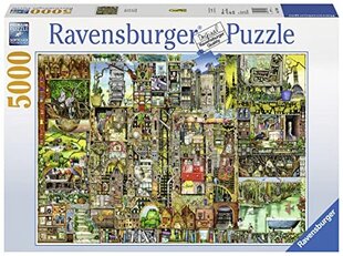 Dėlionė Ravensburger Keistas miestas ,5000 d. kaina ir informacija | Dėlionės (puzzle) | pigu.lt