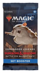 Kortų žaidimas Magic The Gathering Commander Legends: Battle for Baldur’s Gate Set Booster kaina ir informacija | Stalo žaidimai, galvosūkiai | pigu.lt