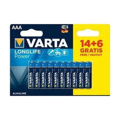 Baterijos Varta Longlife Power 20 vnt. kaina ir informacija | Elementai | pigu.lt