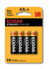 Батарейки KODAK 4 шт. АА цена и информация | Батарейки | pigu.lt