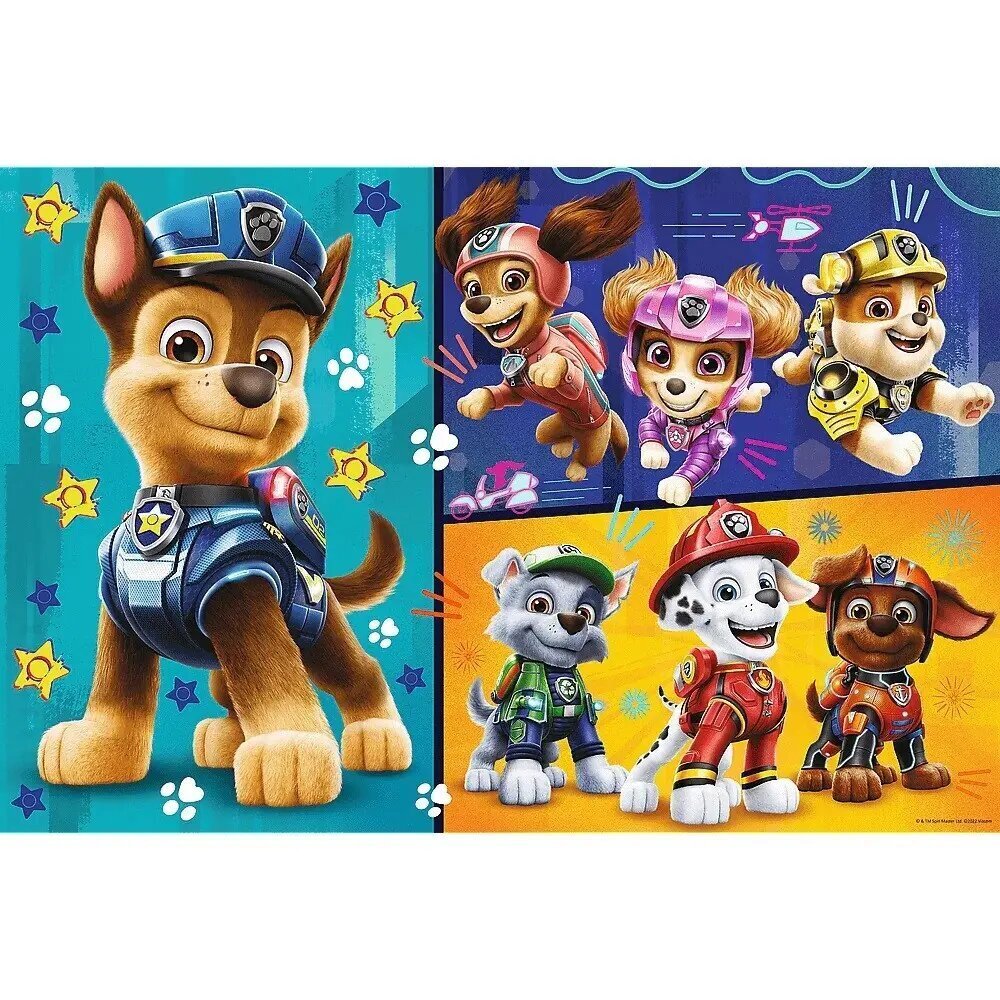 Dėlionė su šunyčiais patruliais Trefl Paw Patrol 3in1, 15 d. kaina ir informacija | Dėlionės (puzzle) | pigu.lt