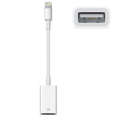 Apple Lightning to USB Camera Adapter - MD821ZM/A kaina ir informacija | Priedai vaizdo kameroms | pigu.lt