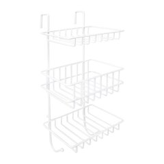 Подвесная полка для ванной AWD Interior, три полки цена и информация | Аксессуары для ванной комнаты | pigu.lt