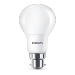 Apvali LED lemputė Philips 8W A+ 4000K Šilta šviesa B22 8W 60W kaina ir informacija | LED juostos | pigu.lt