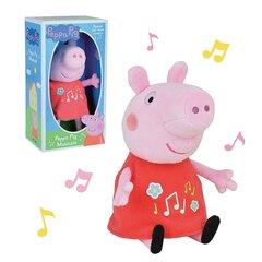 Pliušinis muzikinis žaislas Kiaulytė Pepa (Peppa Pig), 17 cm kaina ir informacija | Minkšti (pliušiniai) žaislai | pigu.lt