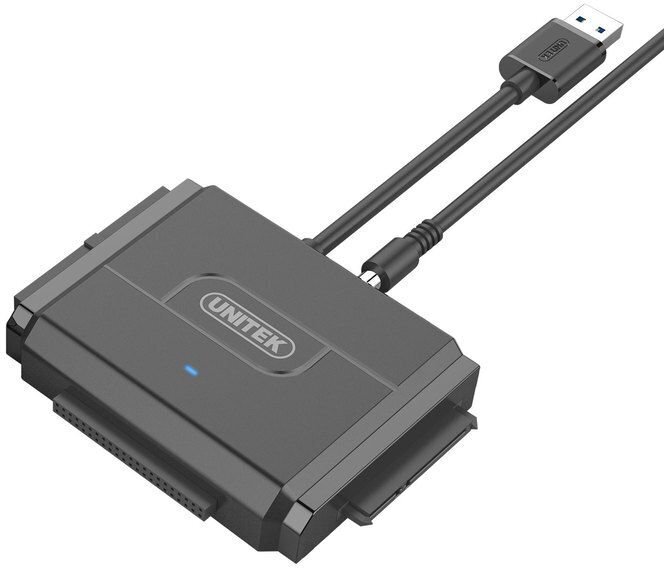 Unitek Y-3324 USB 3.0 to SATA II and IDE bridge (Y-3324) kaina ir informacija | Komponentų priedai | pigu.lt