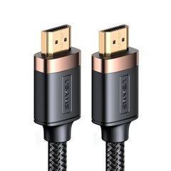 Usams U74 4K HDMI 3m, Juodas kaina ir informacija | Kabeliai ir laidai | pigu.lt