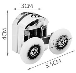 Dušo kabinos ratukai Iso Trade KK9647 kaina ir informacija | Maišytuvų ir dušų priedai | pigu.lt