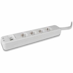 4 kištukų lizdas be maitinimo jungiklio Scs sentinel SmartPlug 240 V цена и информация | Удлинители | pigu.lt