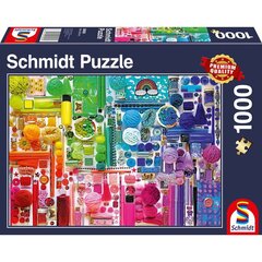 Dėlionė Schmidt Spiele Vaivorykštės spalvos, 1000 dal. kaina ir informacija | Dėlionės (puzzle) | pigu.lt