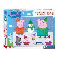 Dėlionė Clementoni Kiaulytė Pepa (Peppa Pig), 104 d. kaina ir informacija | Dėlionės (puzzle) | pigu.lt