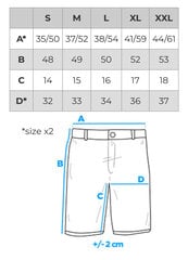 Maudymosi šortai vyrams Ombre W525 kaina ir informacija | Vyriški šortai | pigu.lt