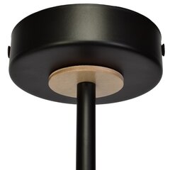 Milagro потолочный светильник Salma Black/Wood цена и информация | Потолочные светильники | pigu.lt