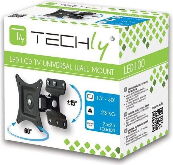 Techly 301849 13-30” kaina ir informacija | Televizorių laikikliai, tvirtinimai | pigu.lt