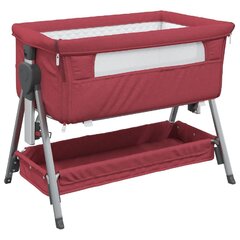 Kūdikio lovytė , raudona kaina ir informacija | Kūdikių lovytės | pigu.lt