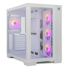 Блок полубашня ATX Galileo Nox Белый USB 3.0 LED RGB цена и информация | Корпуса | pigu.lt