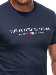 marškinėliai s1996 - navy kaina ir informacija | Vyriški marškinėliai | pigu.lt