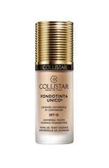 Skystas makiažo pagrindas Collistar Unico Youth Essence SPF 15 30 ml, 2N Vanilla цена и информация | Пудры, базы под макияж | pigu.lt