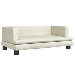 Vaikiška sofa , smėlio spalvos цена и информация | Детские диваны, кресла | pigu.lt