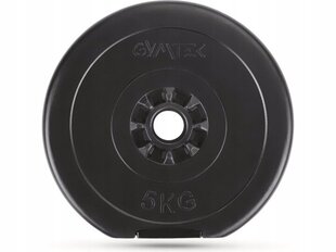 Svarmuo hanteliui Gymtek G-66531, 5 kg, 31,5 mm kaina ir informacija | Svoriai, svarmenys, štangos | pigu.lt