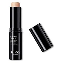 Veido paryškinimo priemonė Kiko Milano Radiant Touch Creamy Stick Highlighter, 100 Gold kaina ir informacija | Bronzantai, skaistalai | pigu.lt