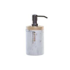 Дозатор мыла DKD Home Decor Натуральный Белый Бамбук Dolomite (10 x 6 x 19 cm) цена и информация | Аксессуары для ванной комнаты | pigu.lt