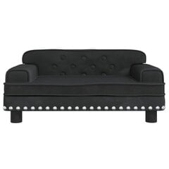 Vaikiška sofa , juoda цена и информация | Детские диваны, кресла | pigu.lt