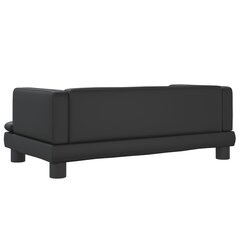 Vaikiška sofa , juoda цена и информация | Детские диваны, кресла | pigu.lt