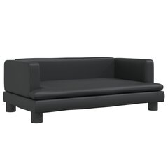 Vaikiška sofa , juoda цена и информация | Детские диваны, кресла | pigu.lt