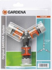 Dviejų krypčių žarnų jungčių rinkinys Gardena, 1/2" ir 5/8" kaina ir informacija | Laistymo įranga, purkštuvai | pigu.lt