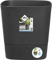 Горшок с автополивом Elho Greensense Aqua Care Ø 38 x 38,9 cm Темно-серый Квадратный цена и информация | Вазоны | pigu.lt