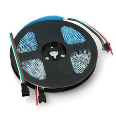 RGB LED juosta SK6812, IP30, 5m kaina ir informacija | LED juostos | pigu.lt