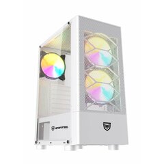 Блок полубашня ATX Galileo Nfortec Caelum Белый RGB цена и информация | Корпуса | pigu.lt