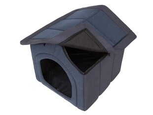 Лежак-конура Hobbydog Inari Dark Blue, 70x60 см цена и информация | Лежаки, домики | pigu.lt